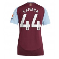 Maglia Calcio Aston Villa Boubacar Kamara #44 Prima Divisa Donna 2024-25 Manica Corta